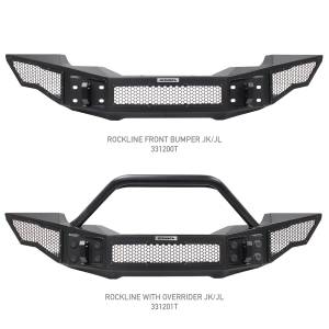 Go Rhino - Rockline Winch-Ready Full Width Bumper For Jeep - Image 5