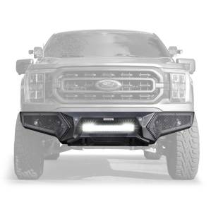 Element Front Bumper with Power Actuated Hide-Away Light Bar Mount