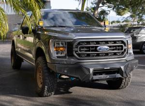 Go Rhino - Element Front Bumper with Power Actuated Hide-Away Light Bar Mount - Image 7