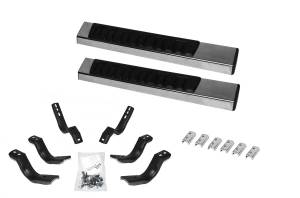 6" OE Xtreme II Side Steps - Step Bars w/Mounting Brackets