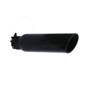 Black Powder Coated Stainless Steel Exhaust Tip