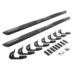 V-Series V3 5" Side Steps - 87" Long - Side Step Bars + Mounting Brackets Kit