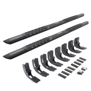 V-Series V3 5" Side Steps - 87" Long - Side Step Bars + Mounting Brackets Kit