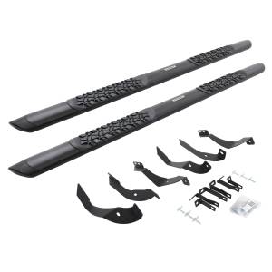 V-Series V3 5" Side Steps - 87" Long - Side Step Bars + Mounting Brackets Kit