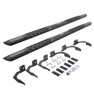V-Series V3 5" Side Steps - 87" Long - Side Step Bars + Mounting Brackets Kit