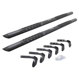 V-Series V3 5" Side Steps - 87" Long - Side Step Bars + Mounting Brackets Kit