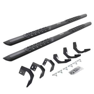 V-Series V3 5" Side Steps - 87" Long - Side Step Bars + Mounting Brackets Kit