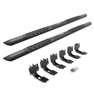 V-Series V3 5" Side Steps - 87" Long - Side Step Bars + Mounting Brackets Kit