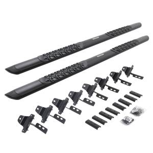 V-Series V3 5" Side Steps - 87" Long - Side Step Bars + Mounting Brackets Kit