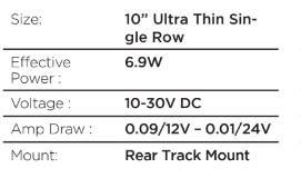 Go Rhino - Flash Series LED Lights - 10" Single Multi Function LED Light Bar - Image 3