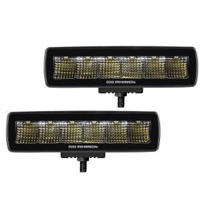 Blackout Series LED Lights - Pair of Sixline Flood Light Kit