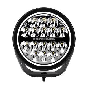 Blackout Series LED Lights - 7" Maxround LED Driving Light W/ Daytime Running Lights