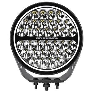 Blackout Series LED Lights -9" Round Single Spot Light Kit W/Daytime Running Lights