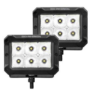 Bright Series LED Lights - Pair of 4x3 Rectangle Spot Light Kit