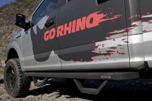 Go Rhino - RB10 Running Boards w/Mounting Brackets, 2 Pairs Drop Steps Kit - Image 4