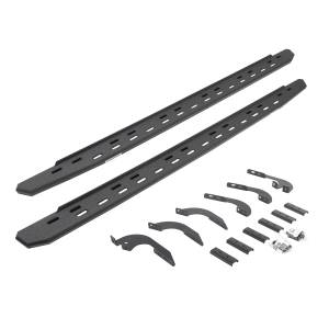 RB30 Slim Line Running Boards with Mounting Bracket Kit - Double Cab Only