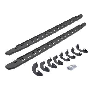 RB30 Slim Line Running Boards with Brackets Kit - Crew Max Only