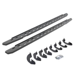 RB30 Slim Line Running Boards with Bracket Kit - Crew Max Only