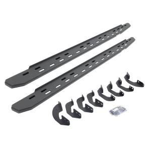 RB30 Slim Line Running Boards with Bracket Kit - Double Cab Only