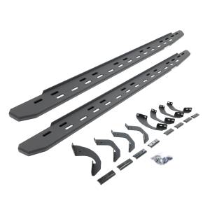 RB30 Slim Line Running Boards with Bracket Kit - Double Cab Only