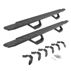 RB30 Running Boards w/Mounting Brackets, 2 Pairs Drop Steps Kit