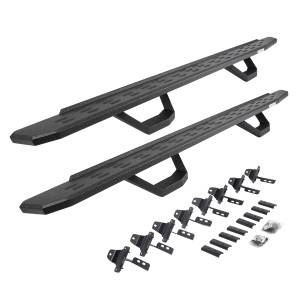 RB30 Running Boards w/Mounting Brackets, 2 Pairs Drop Steps Kit