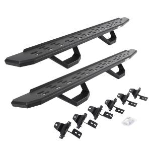 RB30 Running Boards w/Mounting Brackets, 2 Pairs Drop Steps Kit