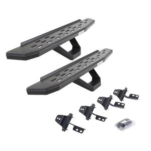 RB30 Running Boards w/Mounting Brackets, 1 Pair Drop Steps Kit