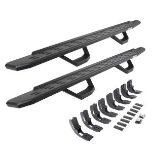 RB30 Running Boards w/Mounting Brackets, 2 Pairs Drop Steps Kit