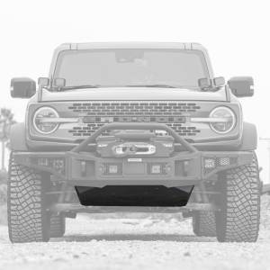 Go Rhino - Rockline Front Bumper Lower Skid Plate For Ford Bronco - Image 3