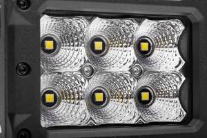 Go Rhino - Bright Series LED Lights - Pair of 4x3 Rectangle Flood Light Kit - Image 4