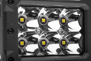 Go Rhino - Bright Series LED Lights - Pair of 4x3 Rectangle Spot Light Kit - Image 4
