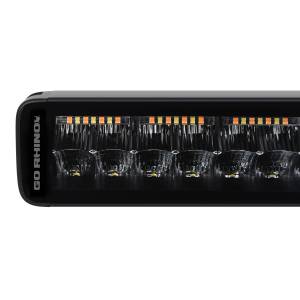 Go Rhino - Blackout Combo Series LED Lights - 40" Double Row LED Light Bar With Amber Lighting - Image 4