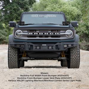 Go Rhino - Rockline Winch-Ready Front Width Full Bumper For Ford Bronco - Image 3
