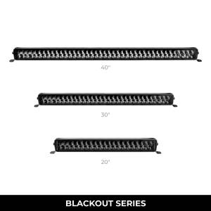 Go Rhino - Blackout Series LED Lights - 40" Double Row LED Light Bar - Image 7