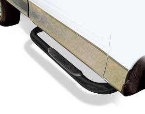 4000 Series 3" Round Side Steps Kit w/Step Bars+Mounting Brackets