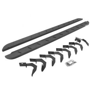 RB10 Slim Line Running Boards w/Mounting Brackets Kit