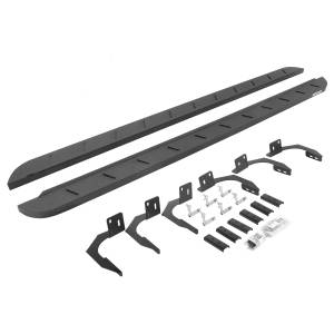 RB10 Slim Line Running Boards w/Mounting Brackets Kit