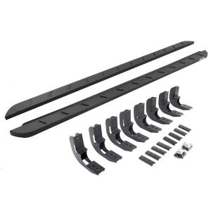 RB10 Slim Line Running Boards w/Mounting Brackets Kit