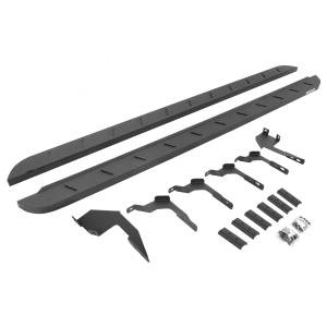 RB10 Slim Line Running Boards w/Mounting Brackets Kit