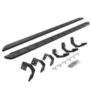 RB10 Slim Line Running Boards w/Mounting Brackets Kit