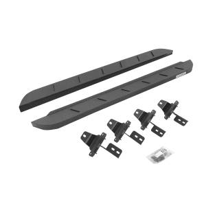 RB10 Slim Line Running Boards w/Mounting Brackets Kit