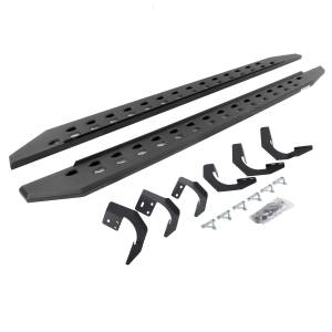 RB20 Slim Line Running Boards w/Mounting Brackets Kit