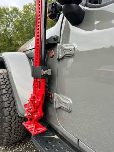 Go Rhino - Exterior Hi-Lift Jack Mount with Clamp for Jeep Wrangler JL, JLU, Gladiator JT - Image 5