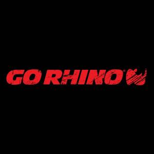 Go Rhino - Go Rhino Splatter Logo Tee, Red on Black,Large - Image 3
