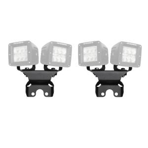 XE Rear Hard Top LED Light Mounts for Jeep JL/JT - Fits two 3x3 LED Cube Lights