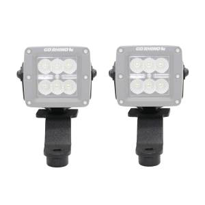 XE Windshield Cowl LED Light Mounts for Jeep JL/JT - Fits Single 3x3 LED Cube