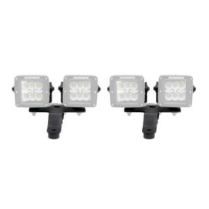 XE Windshield Cowl LED Light Mounts for Jeep JL/JT - Fits Dual 3x3 LED Cubes