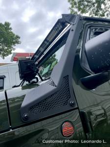 Go Rhino - XE Windshield LED Light Mount for Jeep Wrangler JL/Gladiator JT, fits 50" LED Light Bar - Image 5