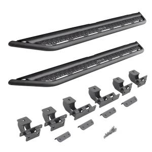 Dominator Xtreme D6 Side Steps with Rocker Panel Mounting Brackets Kit